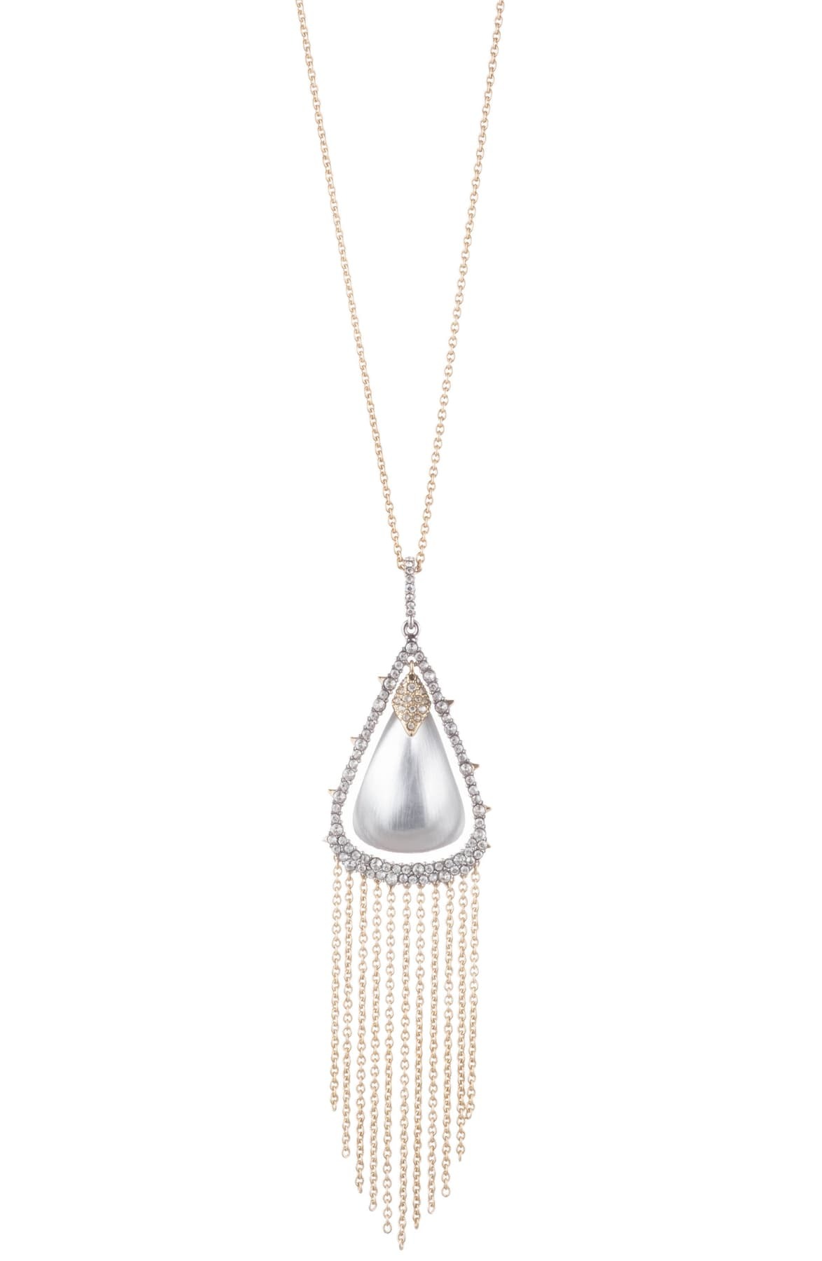 Ожерелье с подвеской-кисточкой и кристаллами Alexis Bittar