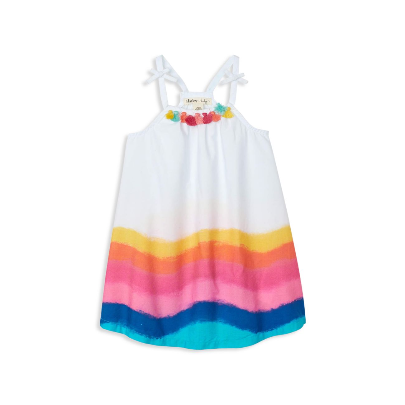 Baby & amp; Хлопковое платье Little Girl's Rainbow Waves Hatley