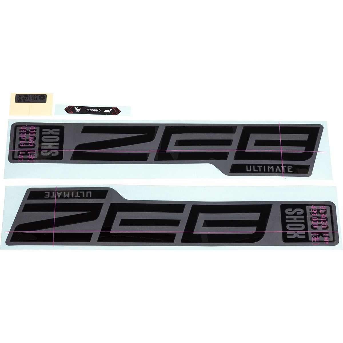 Велосипедный аксессуар RockShox ZEB Ultimate Decal Kit RockShox