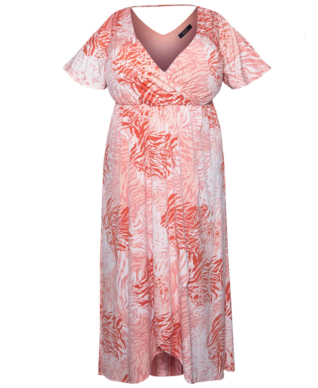 Макси-платье из джерси с принтом больших размеров RACHEL Rachel Roy