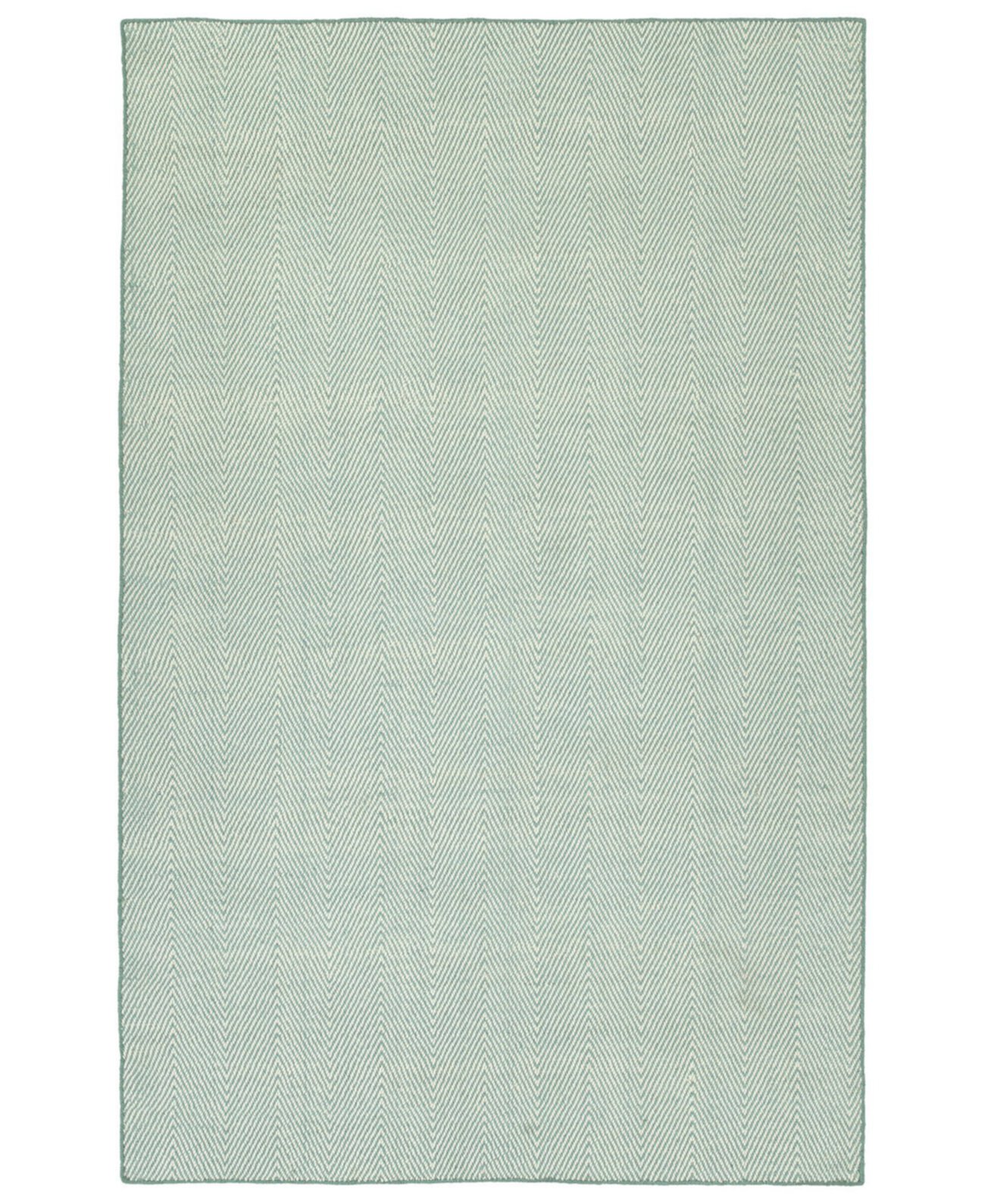 Ziggy ZIG01-79 Голубой коврик размером 3 x 5 футов для улицы Kaleen