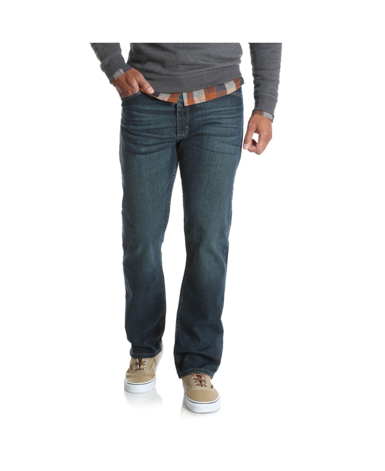 Мужские джинсы стандартного кроя с 5 карманами Wrangler