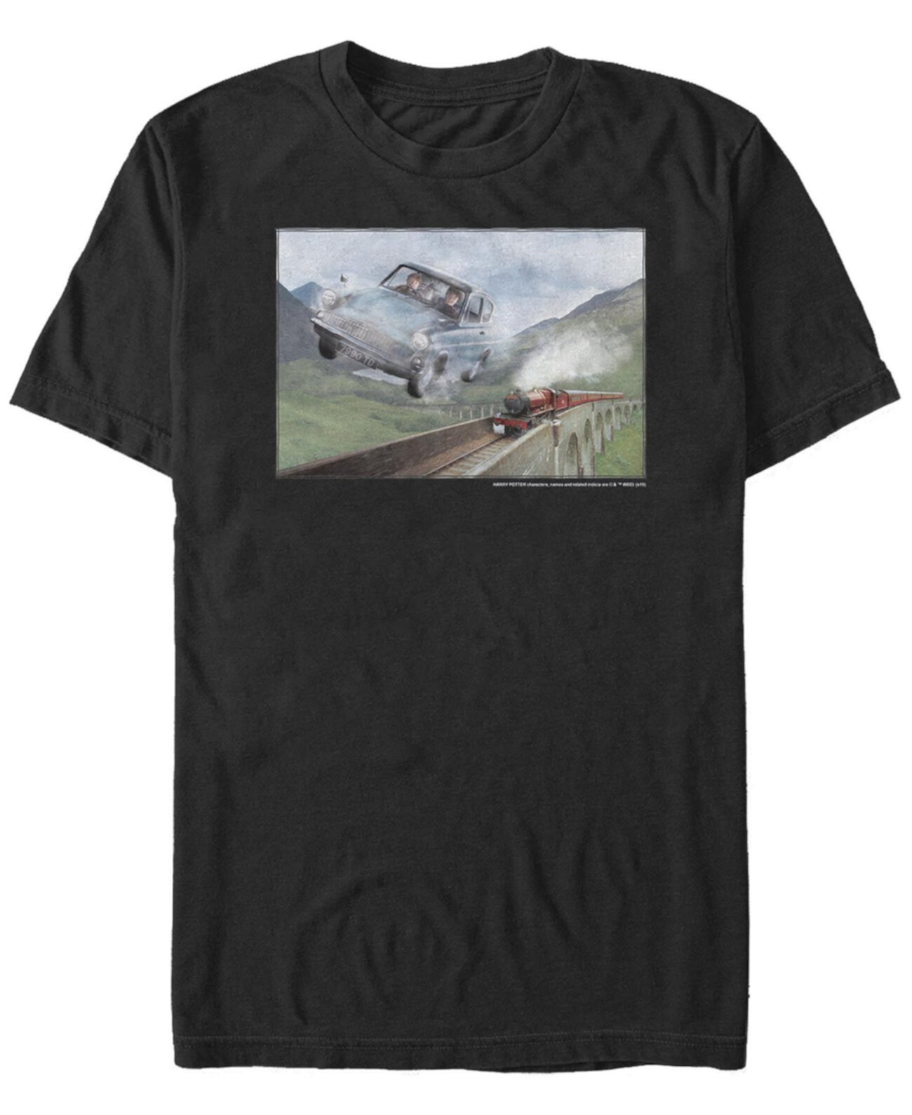 Мужская футболка с короткими рукавами и круглым вырезом Racing The Train FIFTH SUN