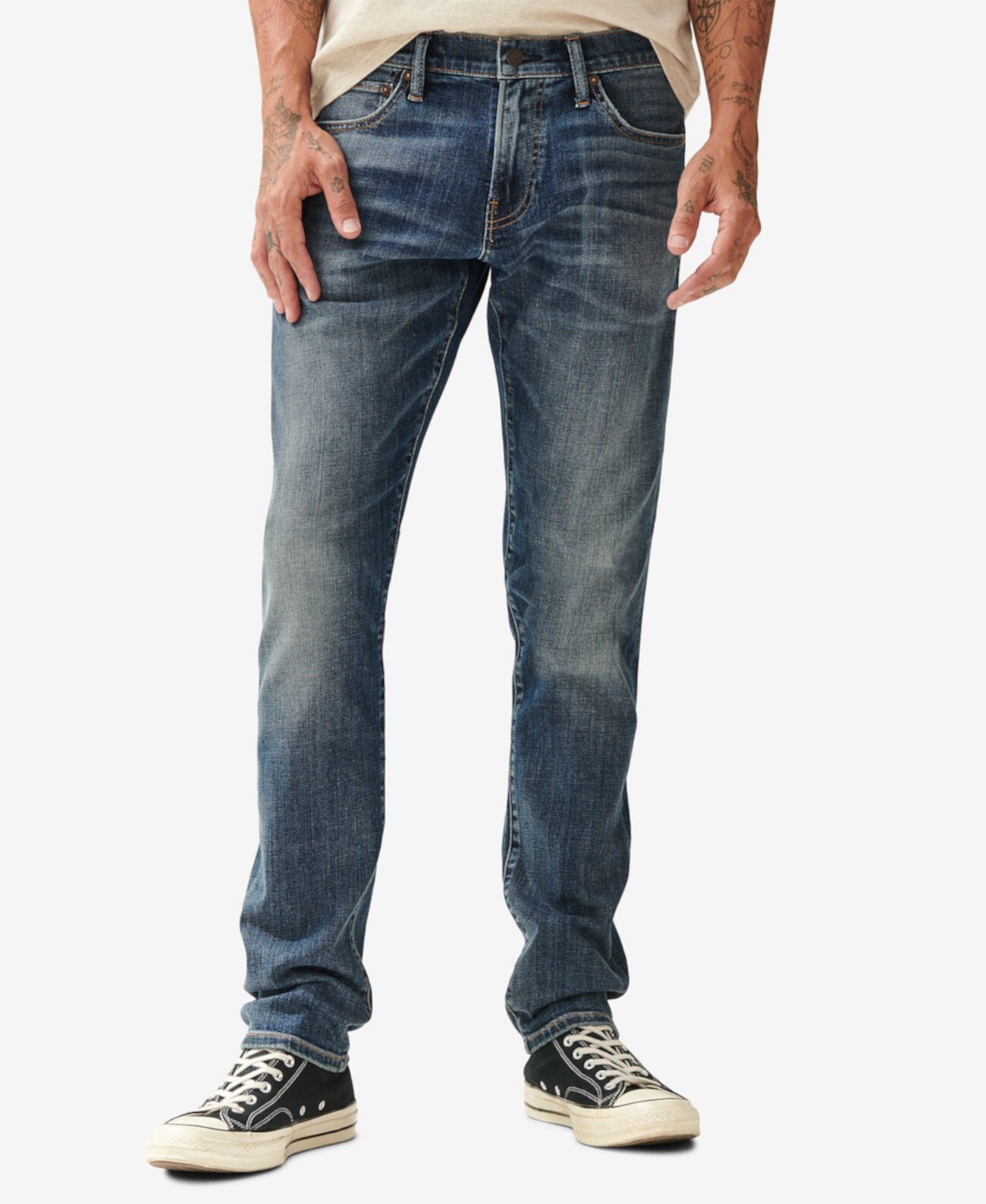 Мужские узкие эластичные джинсы 110 Lucky Brand