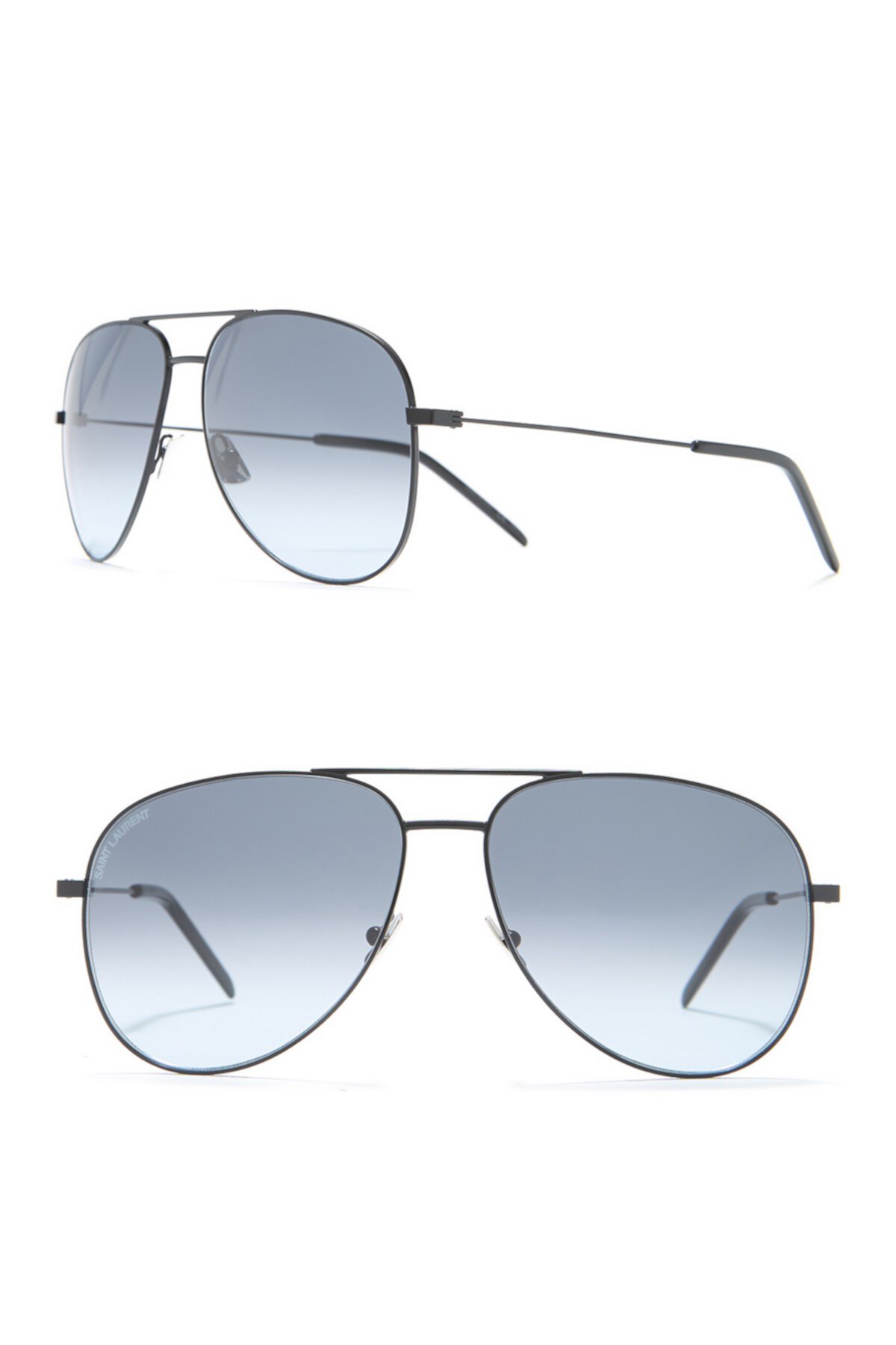 Солнцезащитные очки-авиаторы 59 мм Saint Laurent