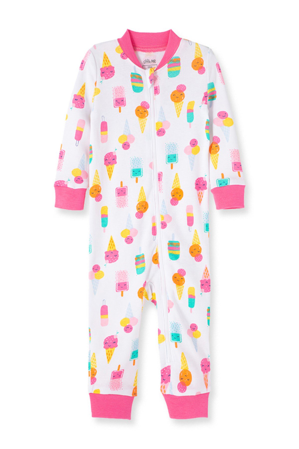Пижама на молнии спереди Ice Cream (для маленьких девочек) Little Me