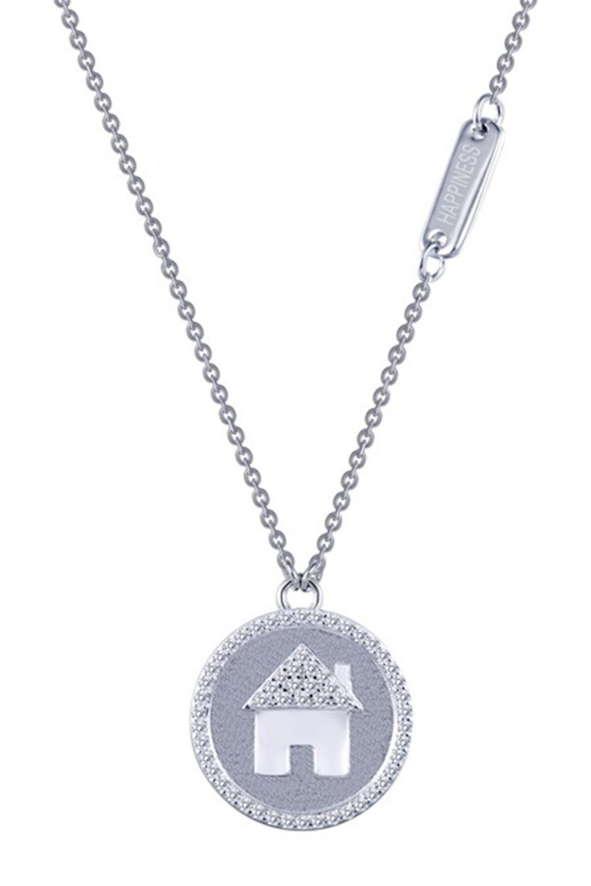 Ожерелье из стерлингового серебра с платиновым покрытием и имитацией бриллиантового паве LaFonn