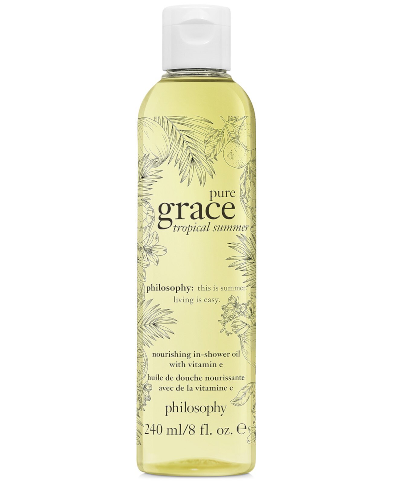 philosophy pure grace tropical summer nourishing in-shower oil 8