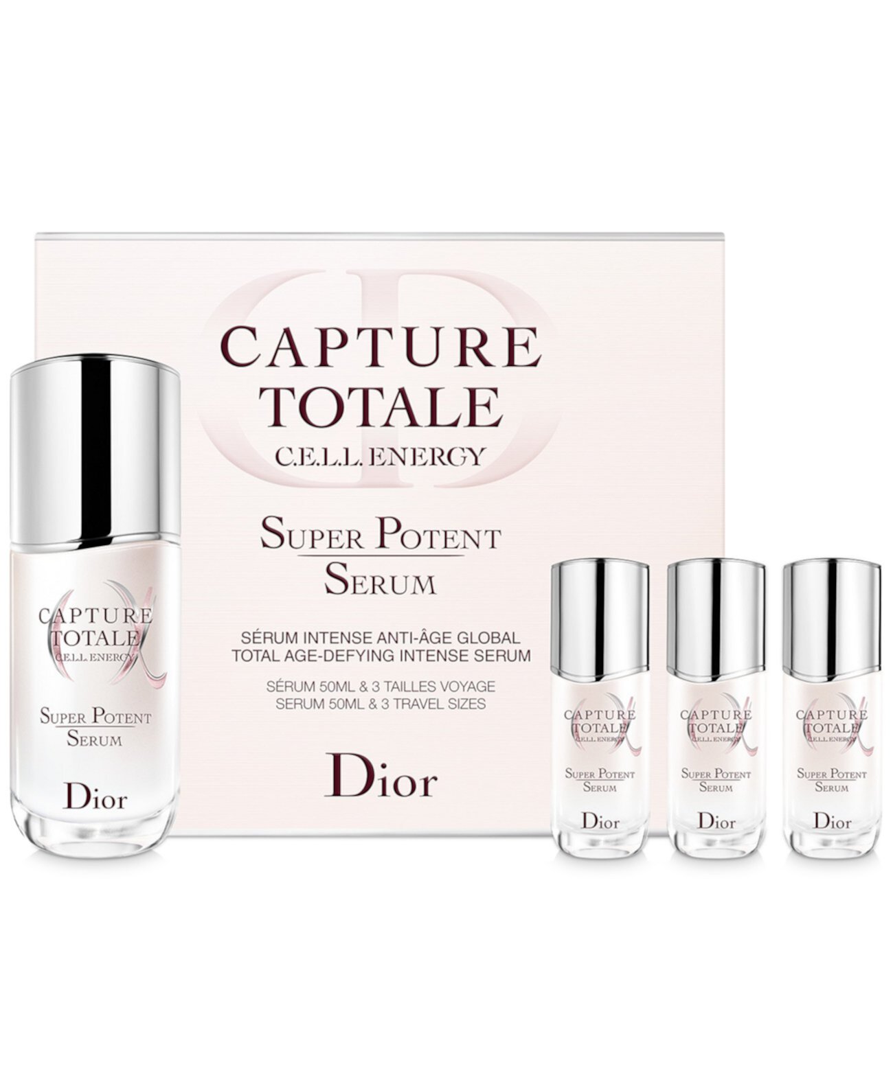 4-шт. Capture Totale Super Potent Serum Набор для дома и в гостях Dior