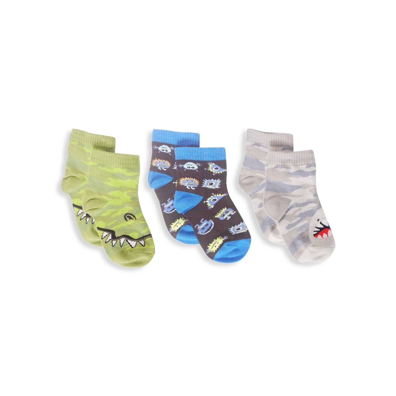 3 пары носков с принтом для маленьких детей OMG! Accessories