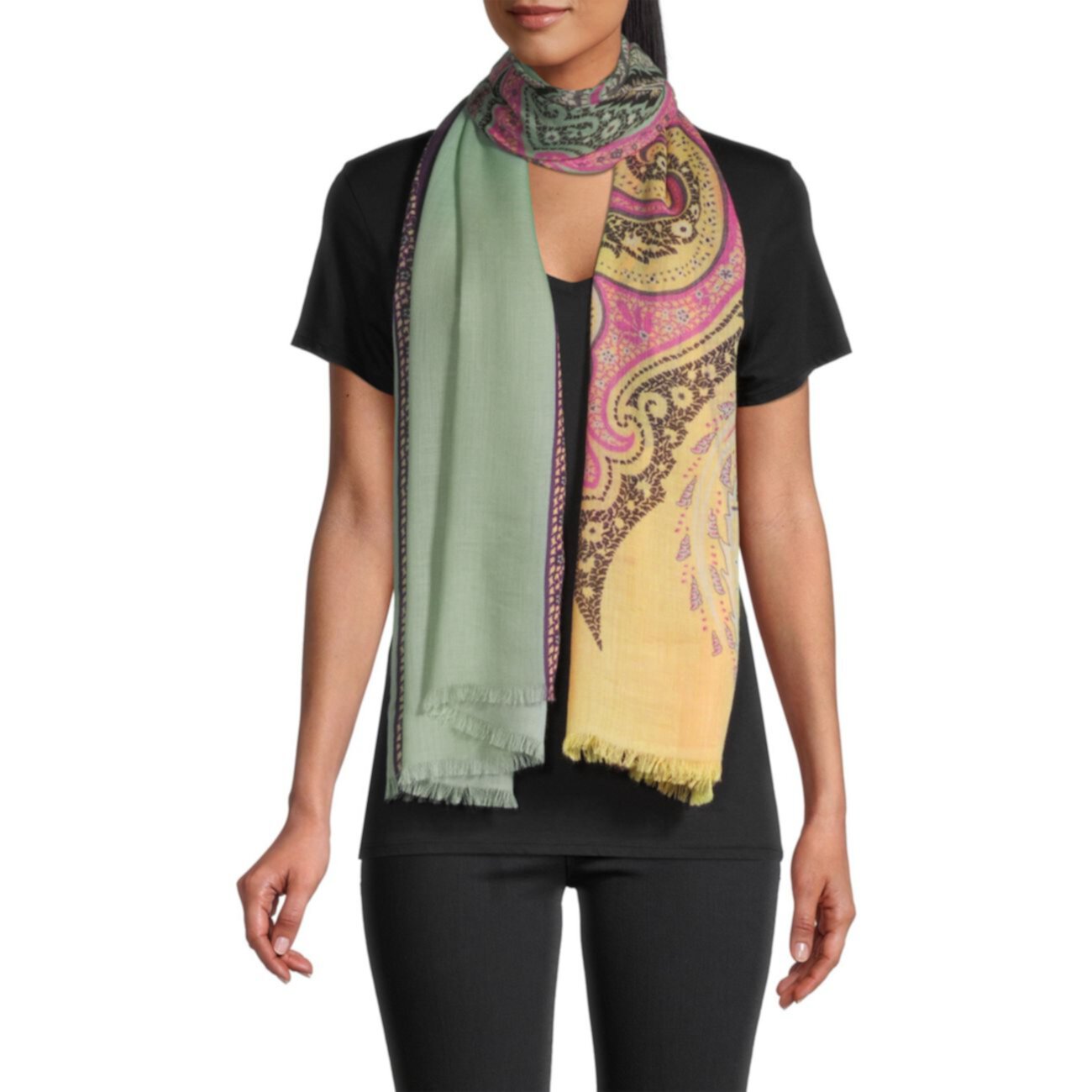 Кашемировый шарф с пейсли Etro