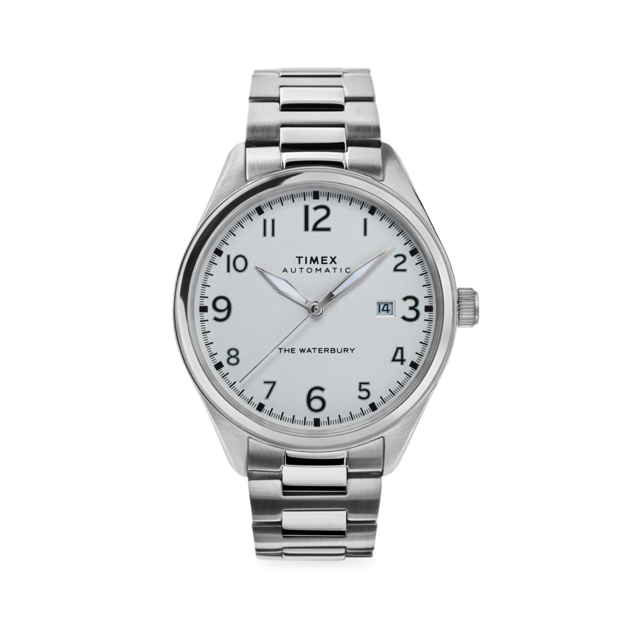 Традиционные автоматические часы Waterbury с браслетом из нержавеющей стали Timex