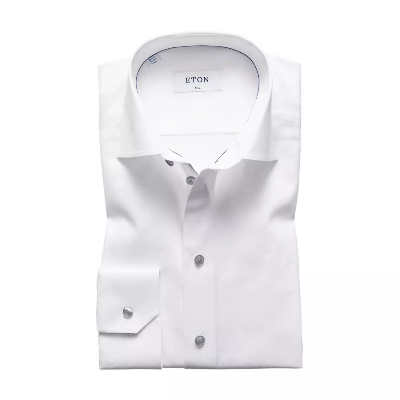 Приталенная классическая рубашка из твила Eton