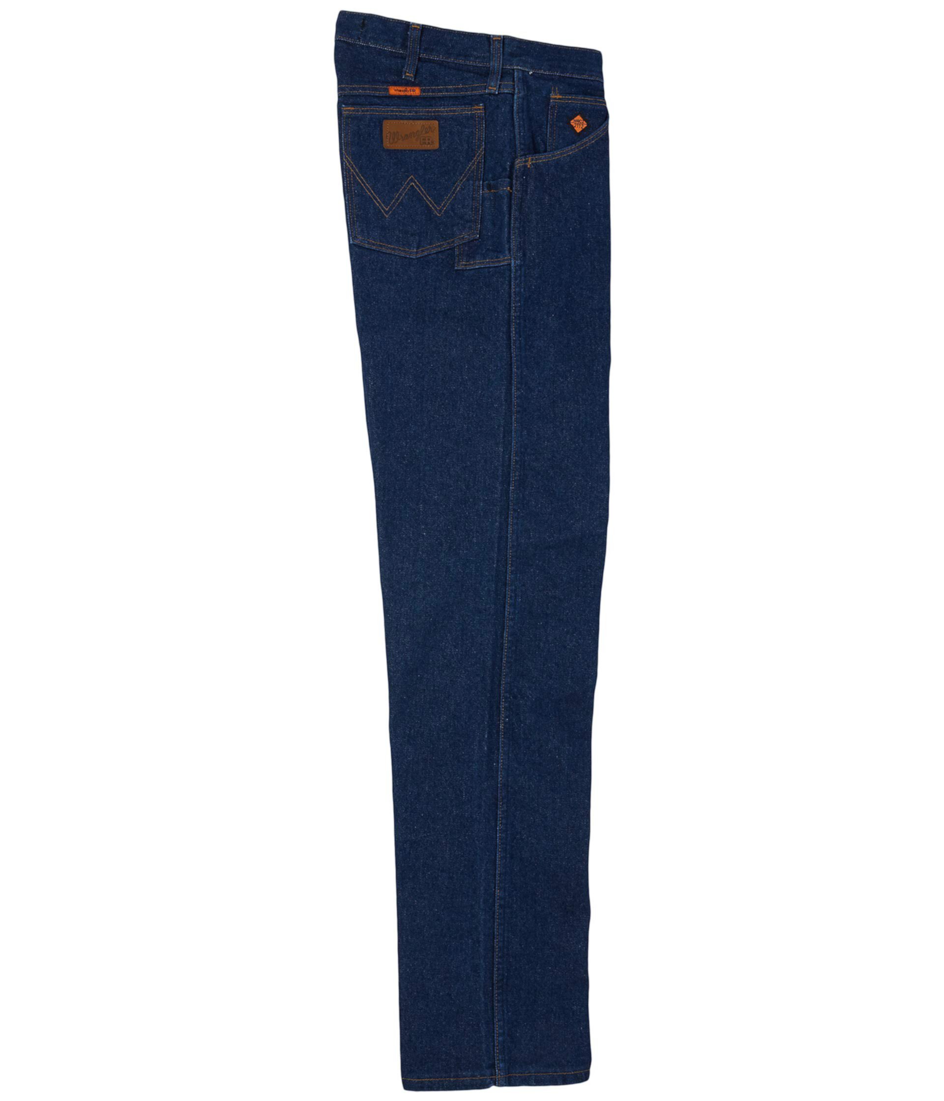 Большие и высокие джинсы Wrangler для мужчин, устойчивые к огню, свободного покроя Wrangler
