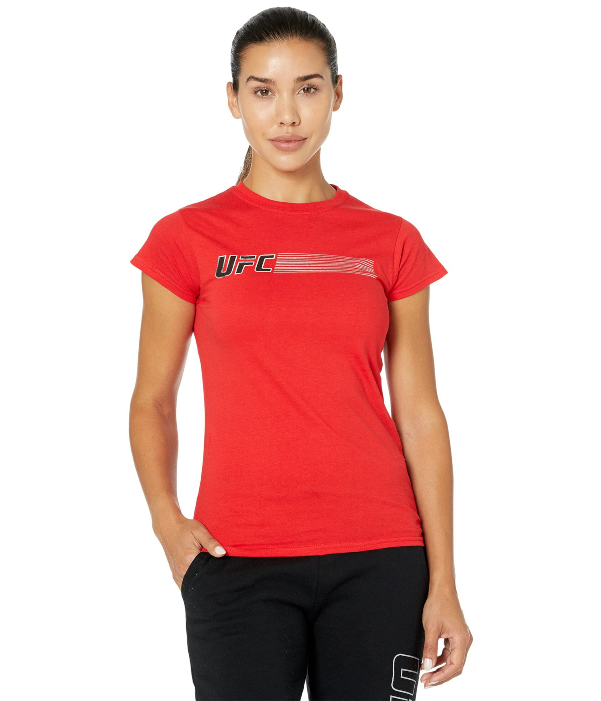 Horizontal Side Logo 1 Tee Ufc