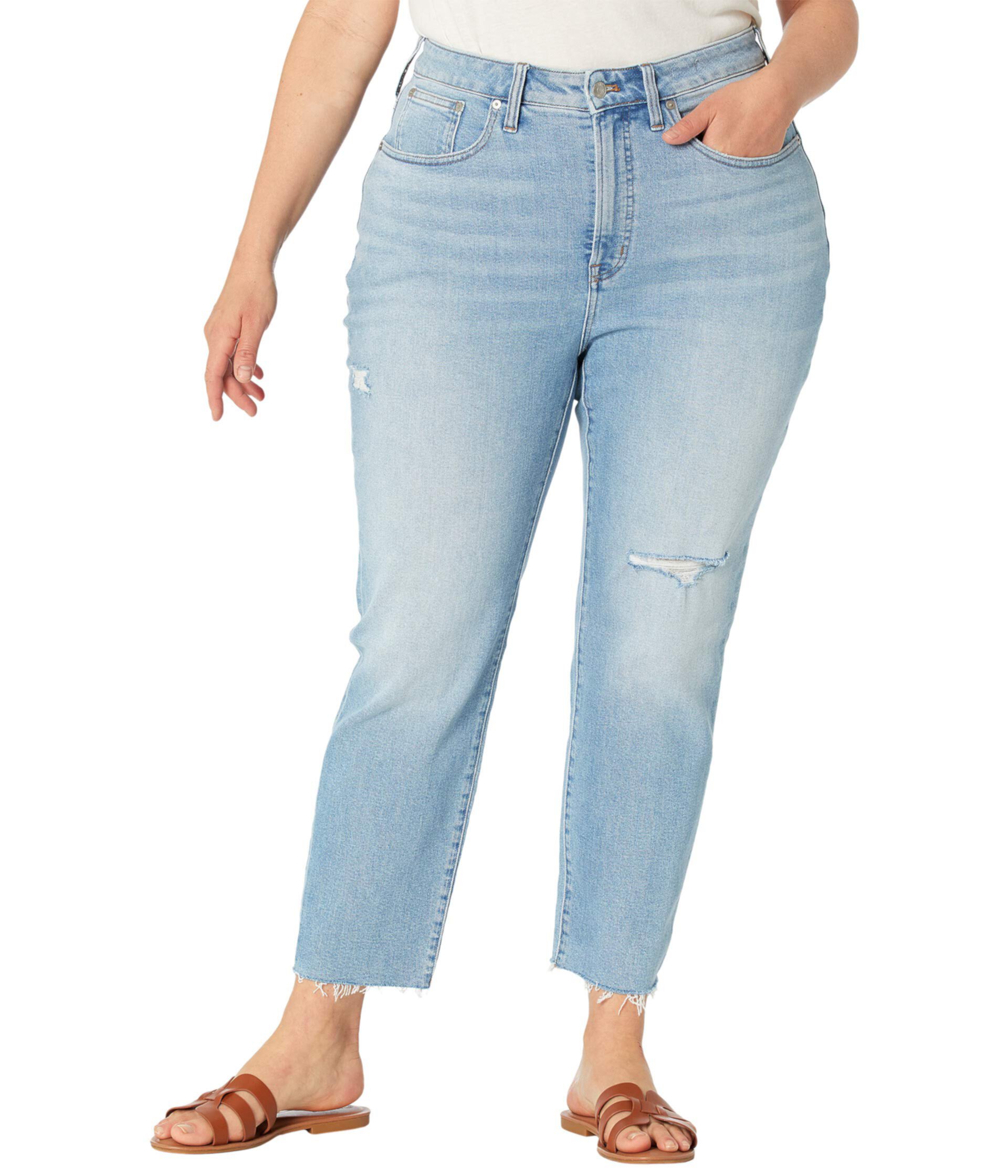 Винтажные джинсы большого размера Curvy Perfect в цвете Coffey Wash Madewell