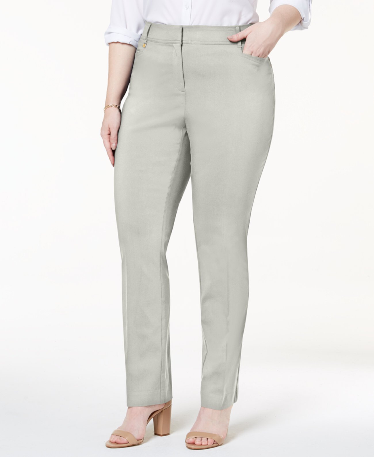 Пышные брюки большого и маленького размера с контролем живота, созданные для Macy's J&M Collection