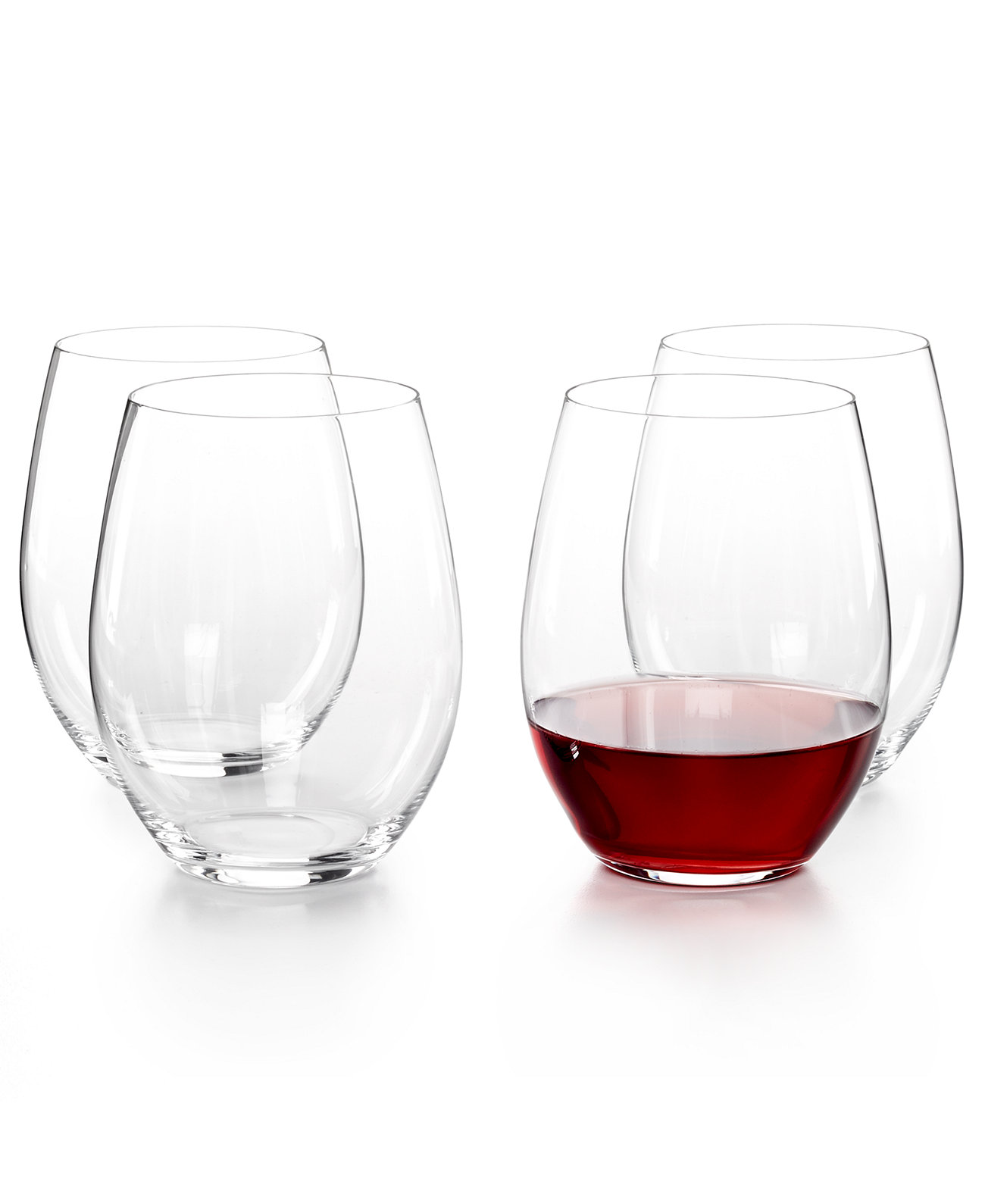 Бокалы для вина без ножек O Каберне и Мерло, набор из 4 предметов Riedel