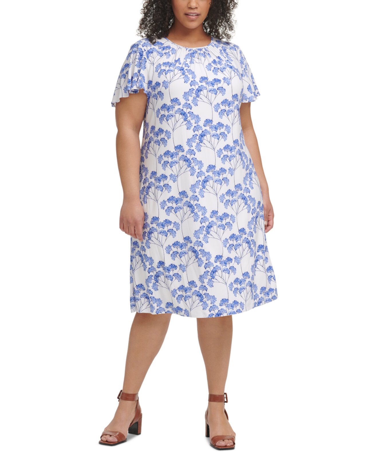 Платье больших размеров Nantucket Blossom Tommy Hilfiger