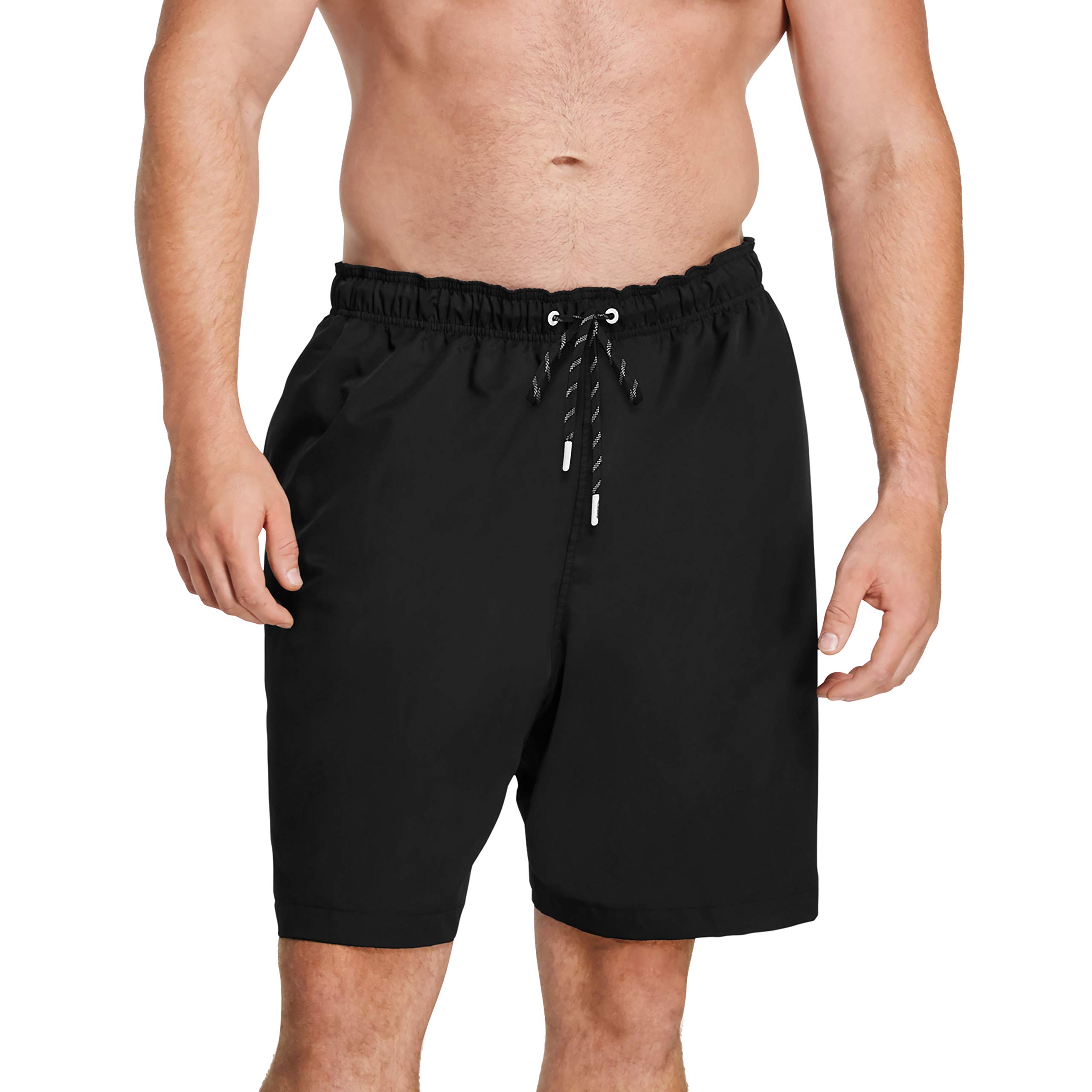 Шорты Speedo Big & Tall Solid Volley 22" с защитой UPF 50+ и эластичным поясом для комфортного плавания Speedo