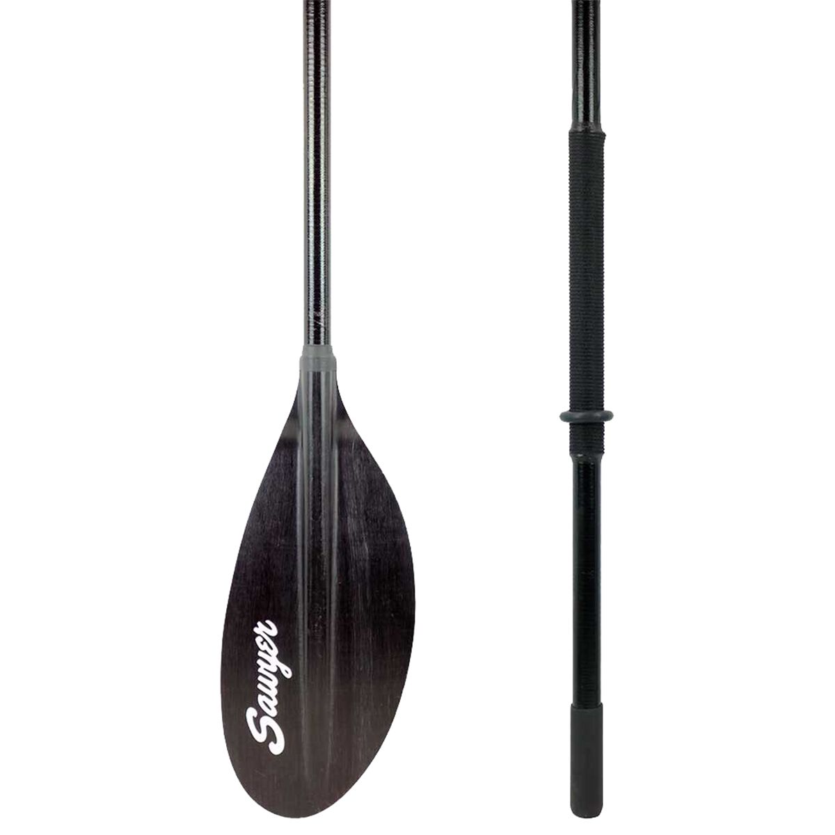 Весло для SUP Sawyer Oars Small Stealth 2-Piece Straight Blade + Rope Wrap Sawyer Oars