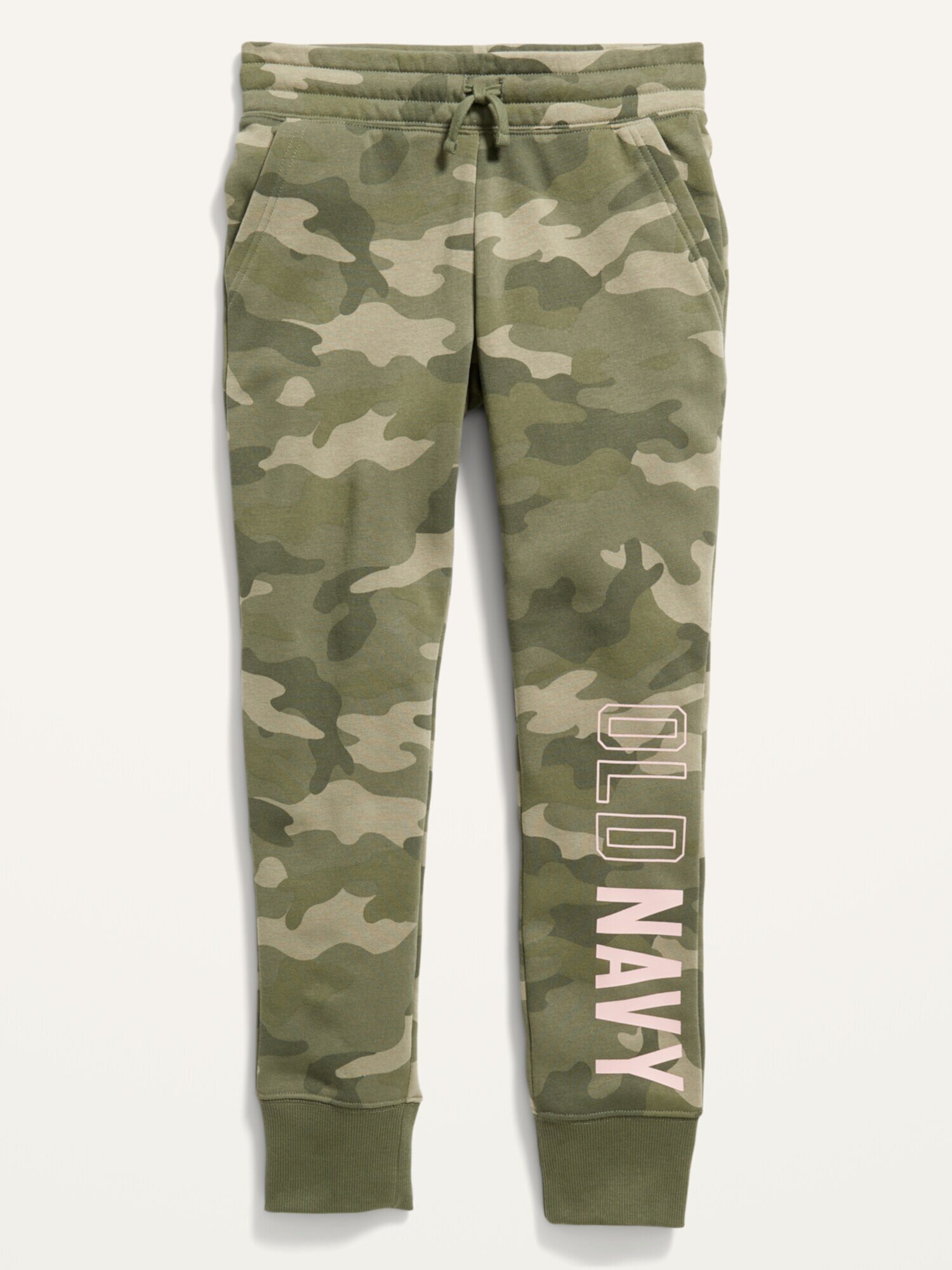 Спортивные брюки-джоггеры для девочек с винтажным логотипом Old Navy