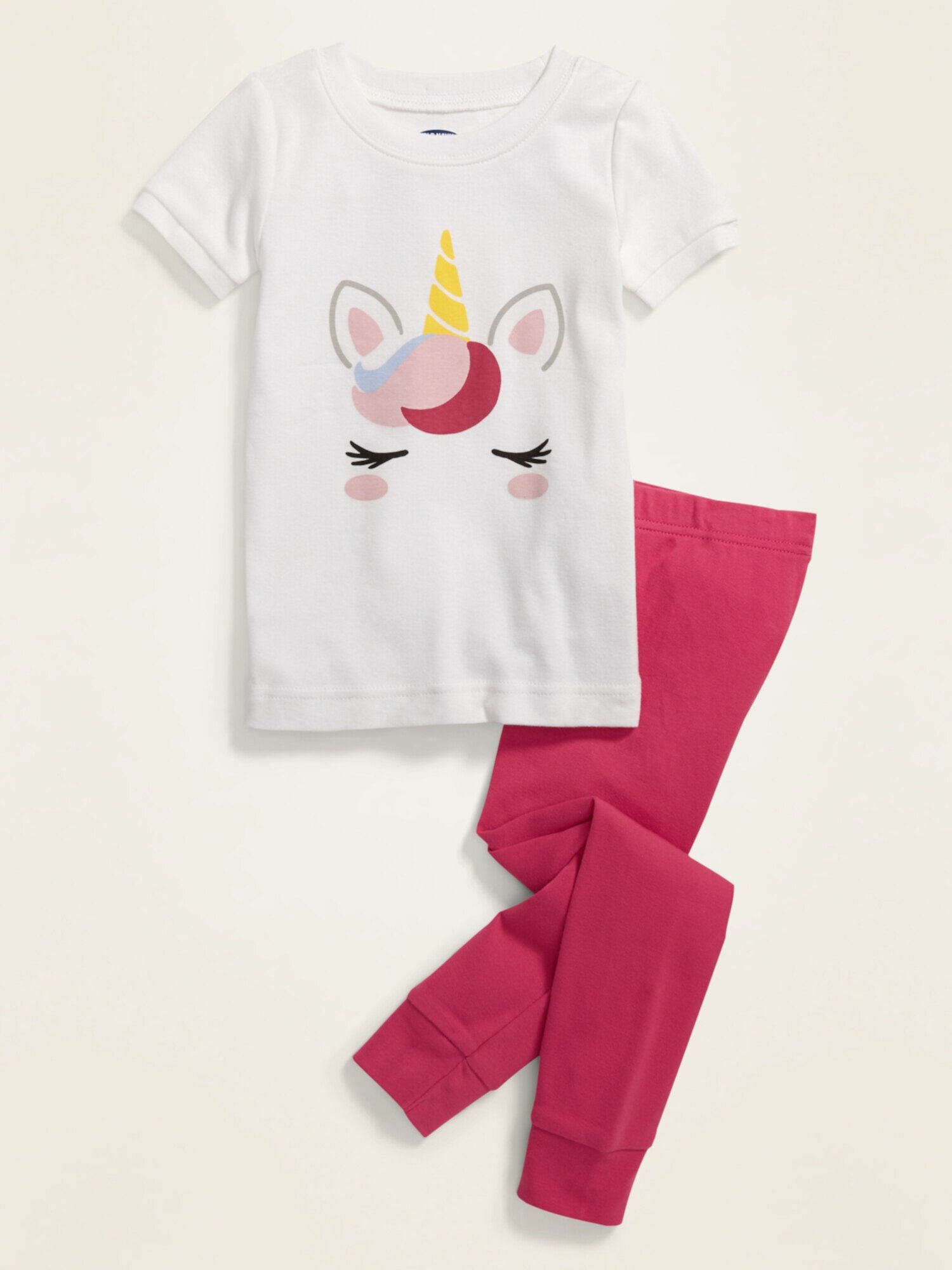 Пижамный комплект с изображением единорога унисекс для малышей и малышей Old Navy