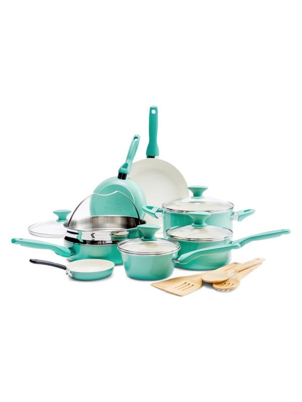 Набор керамической посуды Rio Healthy из 16 предметов с антипригарным покрытием Greenpan