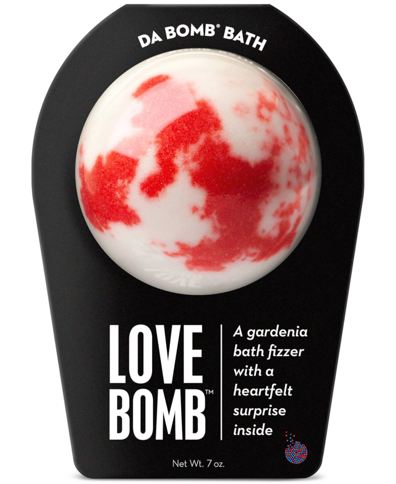 Бомбочка для ванны Love, 7 унций. Da Bomb