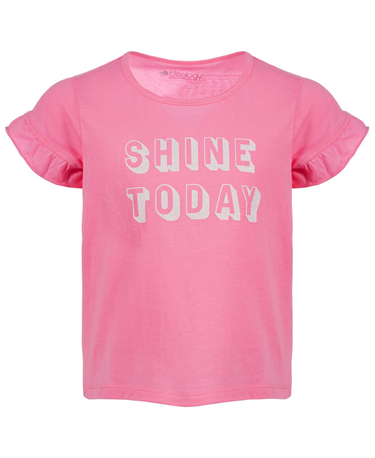 Хлопковая футболка Little Girls Shine Today, созданная для Macy's Ideology