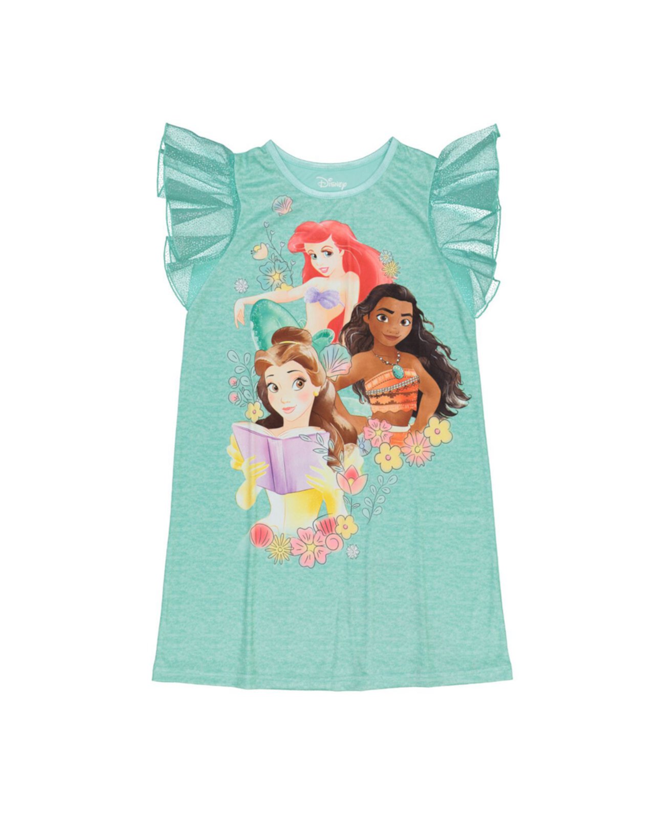 Ночная рубашка принцессы для маленьких девочек Disney
