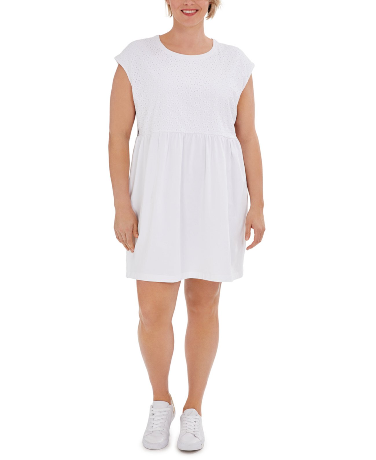 Платье больших размеров с прорезями, созданное для Macy's Tommy Hilfiger