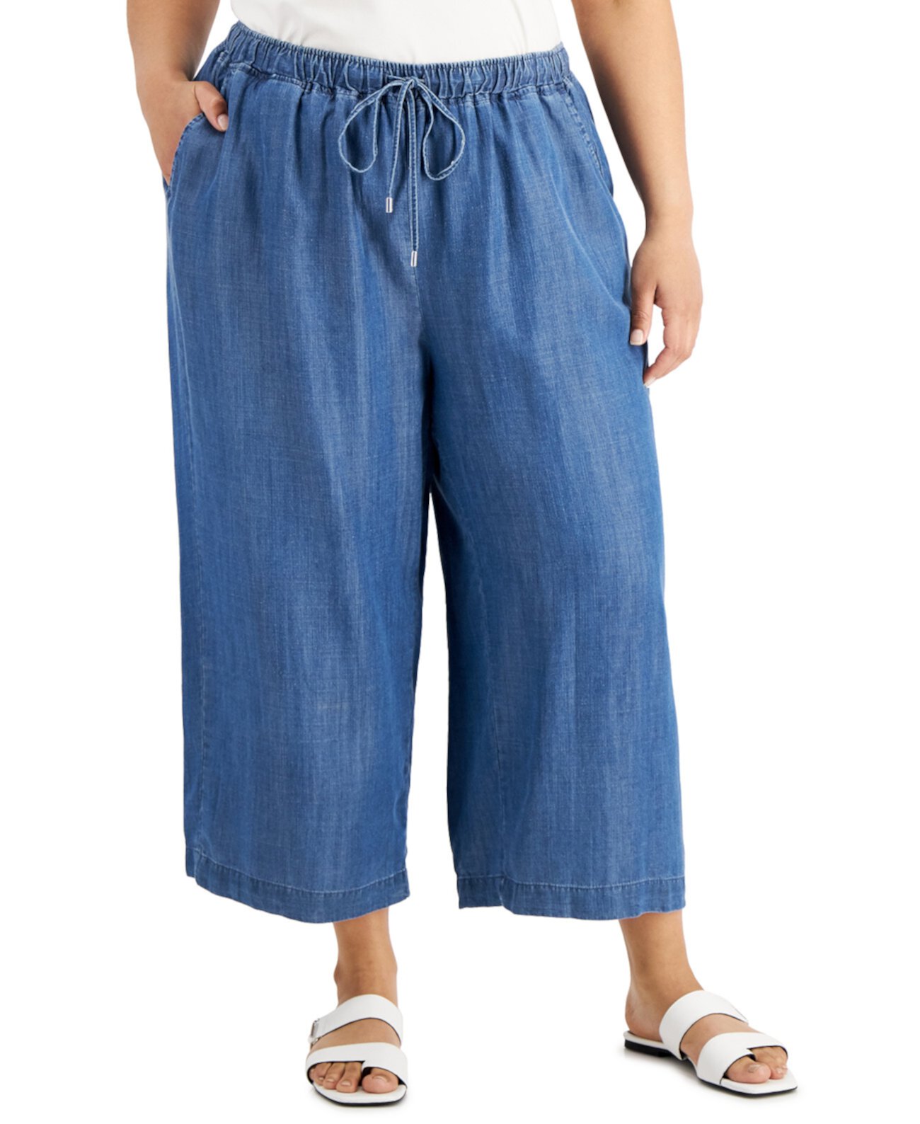 Широкие брюки больших размеров Calvin Klein