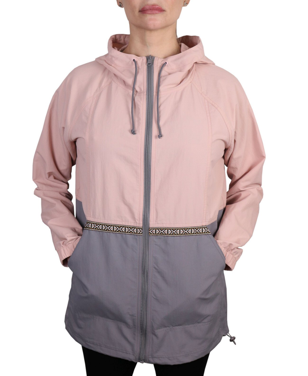 Женская легкая непромокаемая куртка с цветными блоками Mountain And Isles