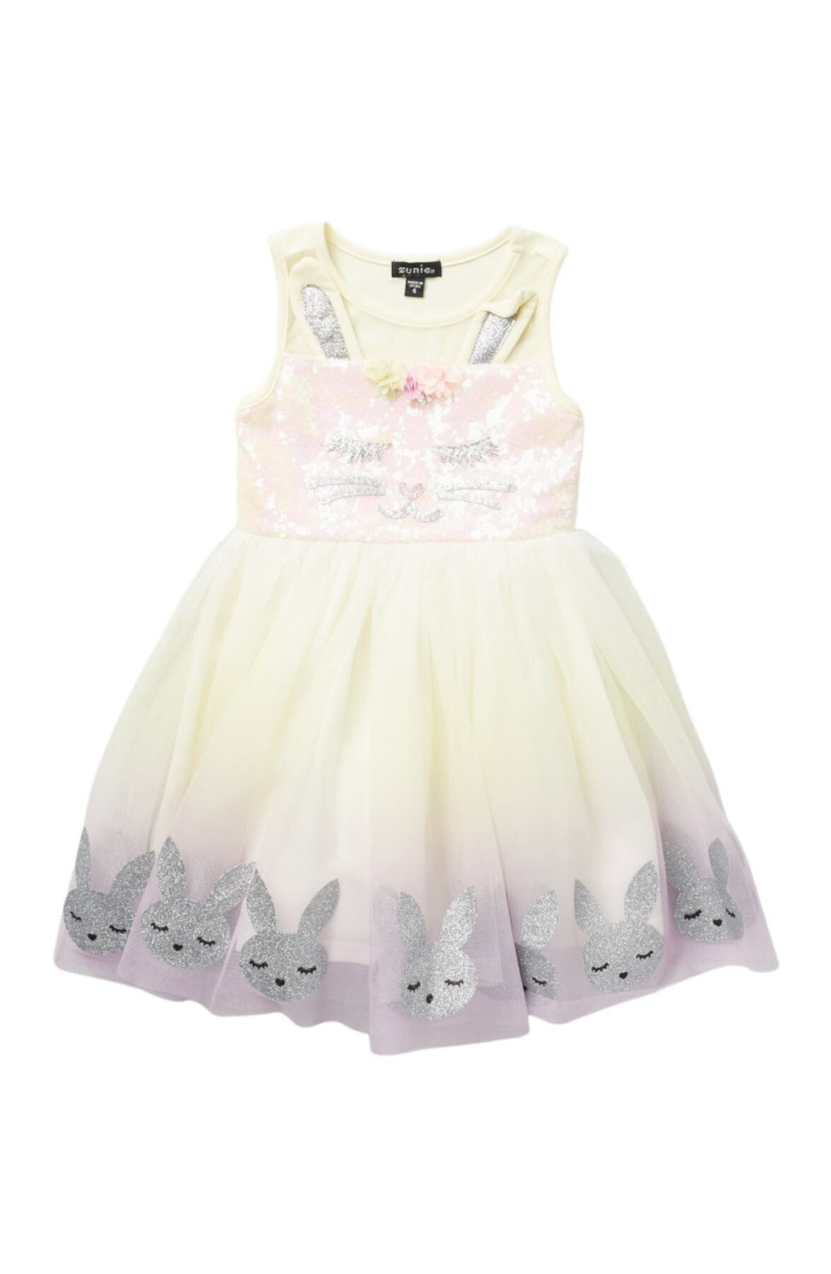 Весеннее платье с пайетками Bunny (Little Girls) Zunie