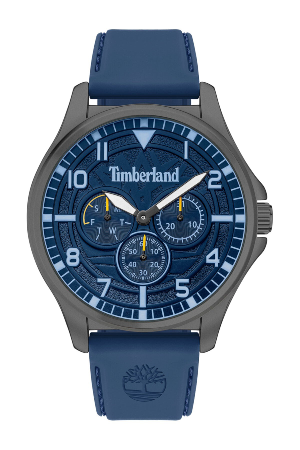 Мужские многофункциональные часы с силиконовым ремешком Timberland