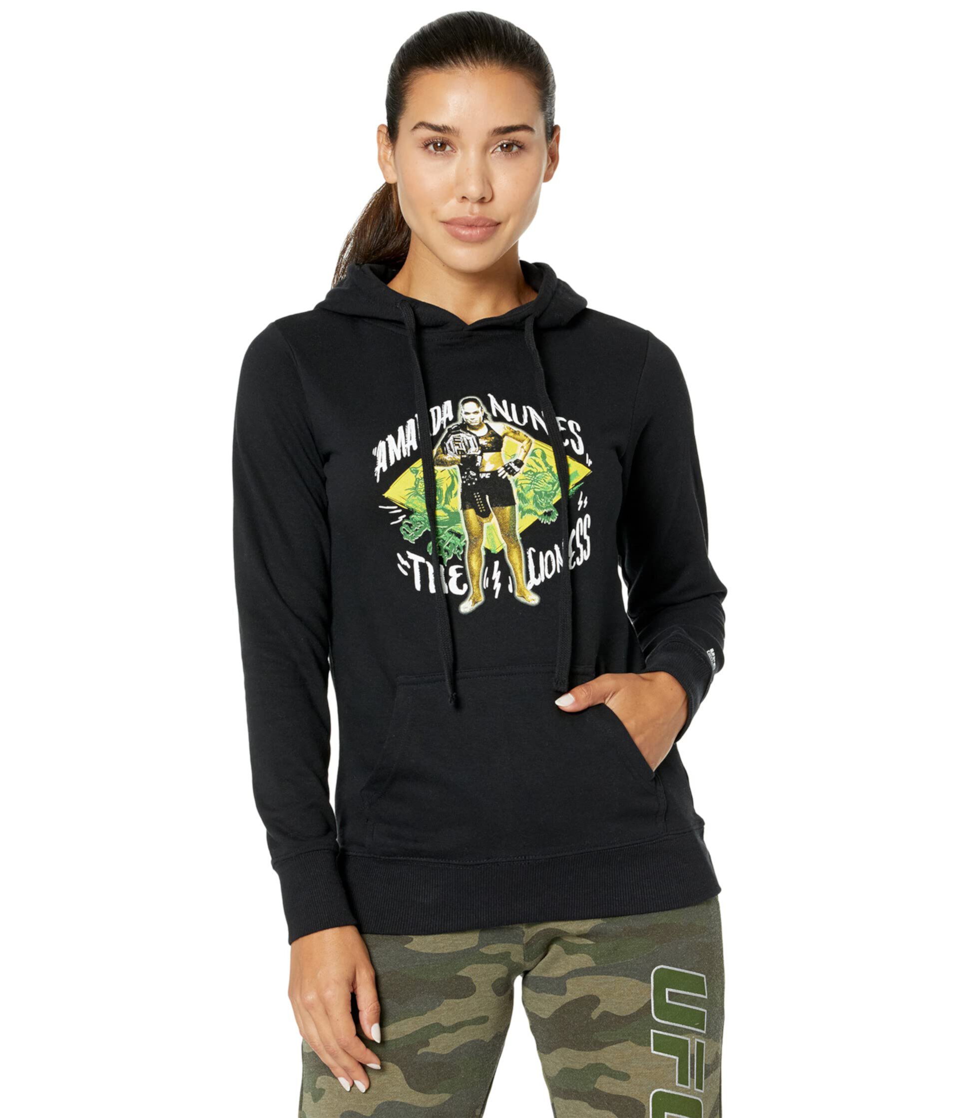 Amanda Nunes Painted Lioness Fleece Hoodie Ufc