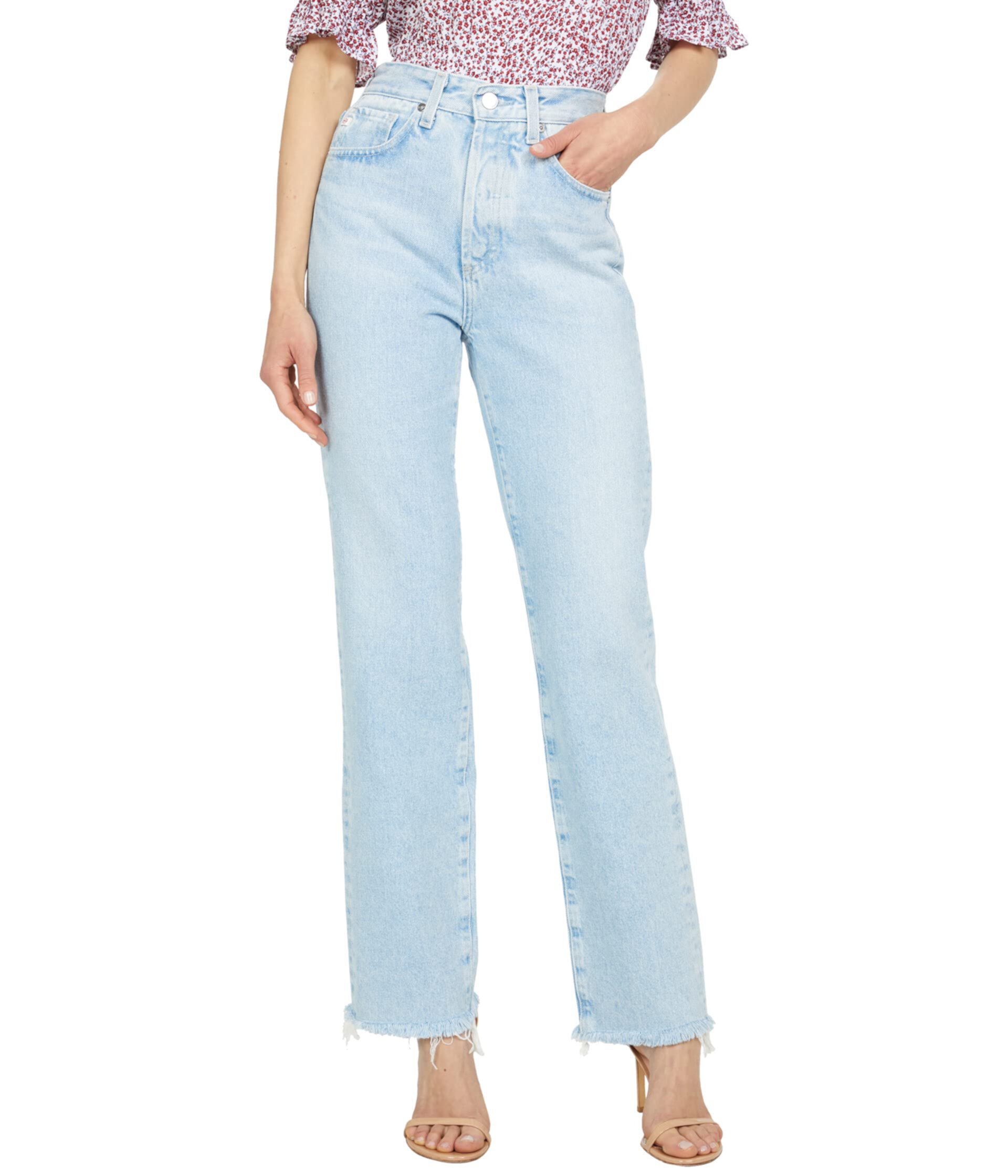 Alexxis Vintage High-Rise Straight in Fame AG Jeans