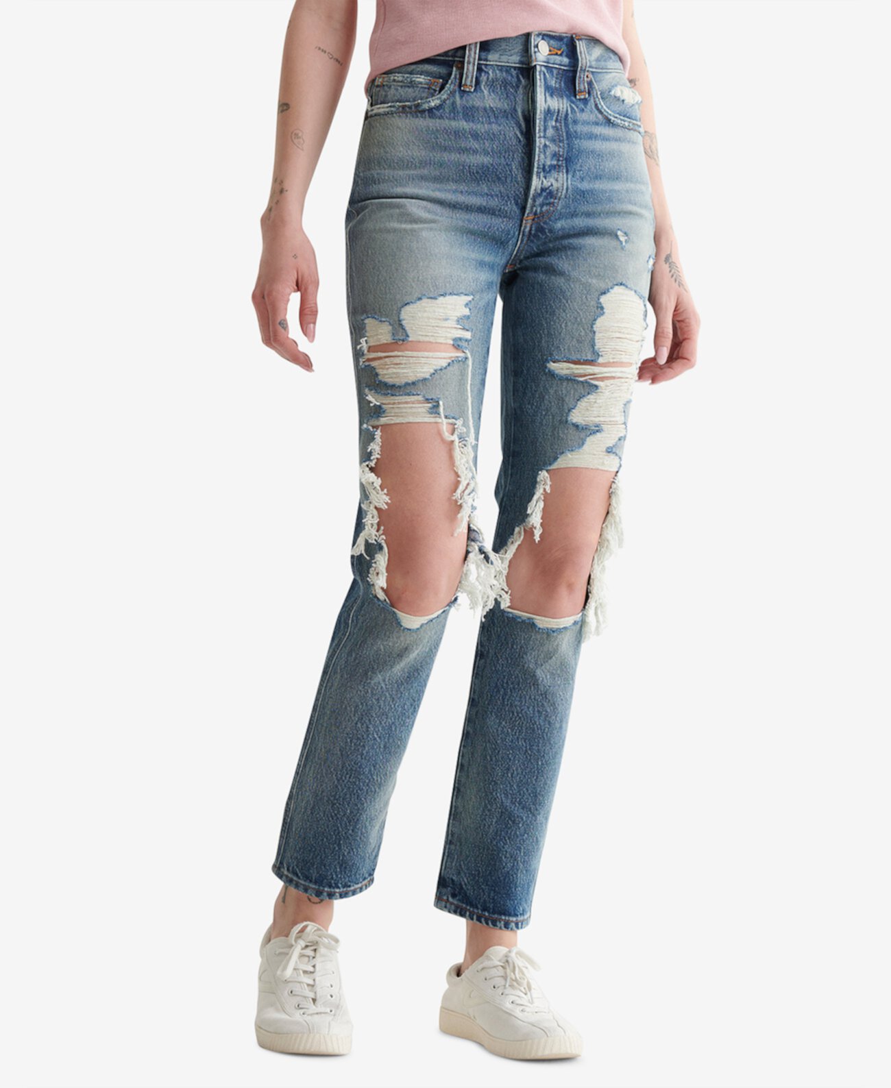 Женские джинсы Drew Mom с высокой посадкой Lucky Brand