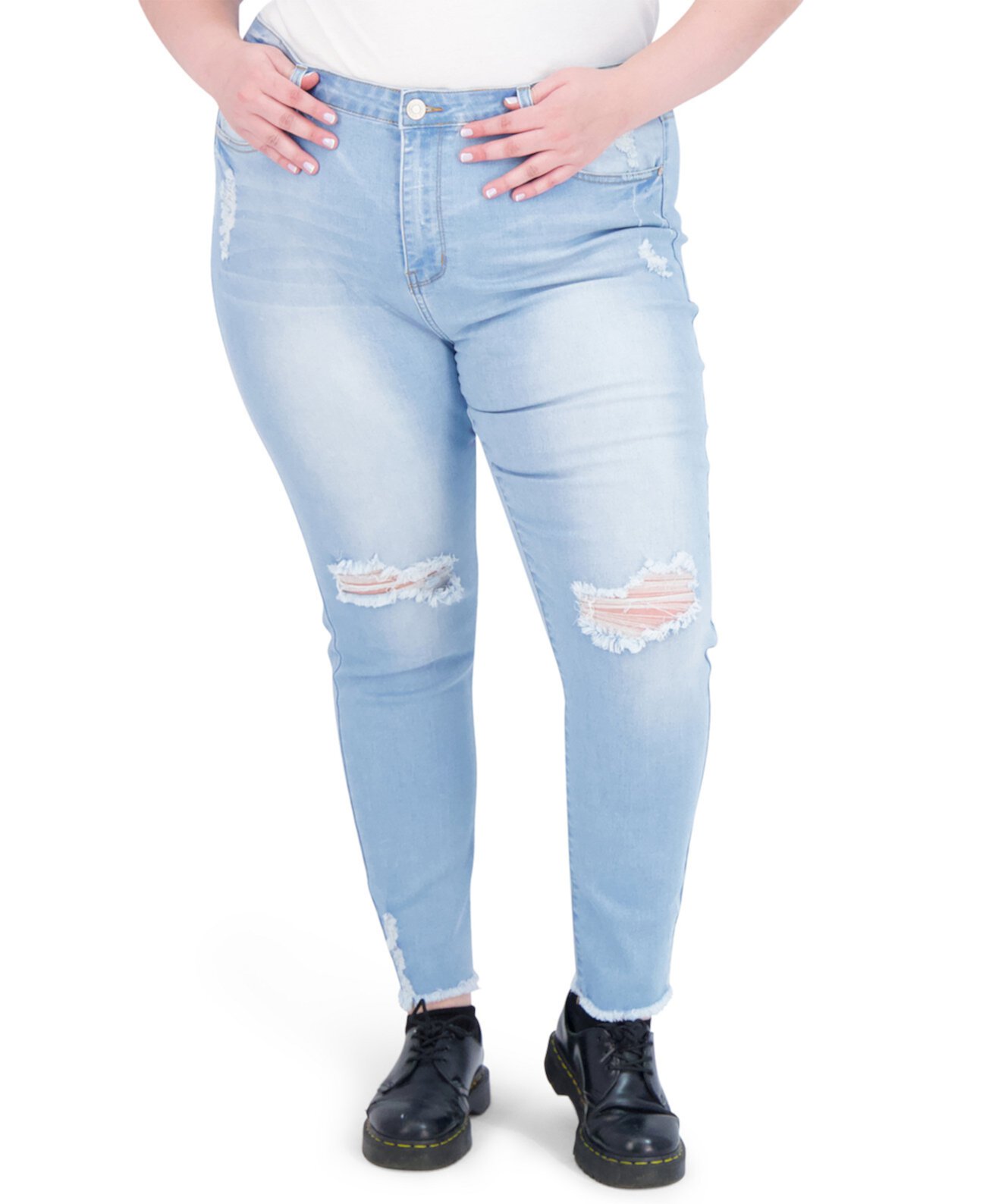 Модные джеггинсы больших размеров с очень высокой посадкой и пышными формами Gogo Jeans
