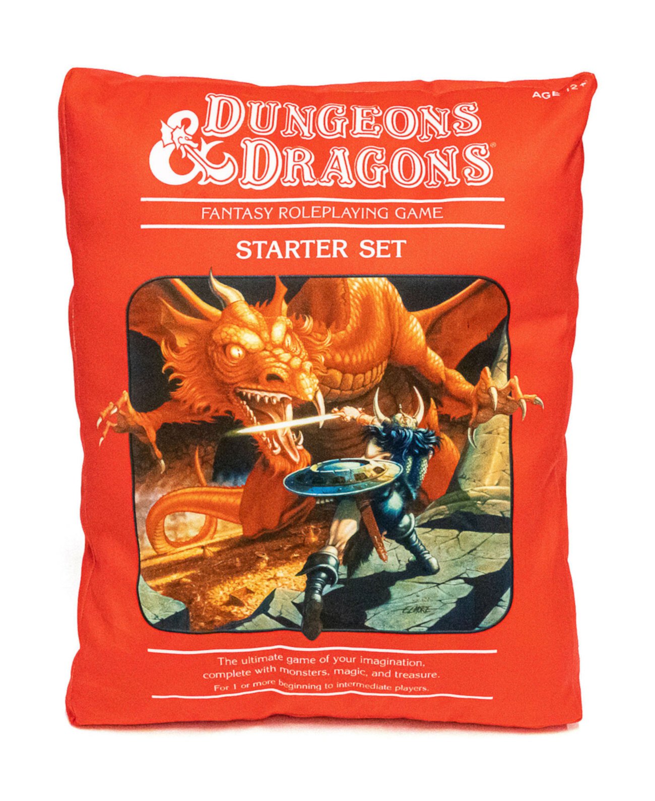 Подушка в форме красной коробки, 17 x 13 дюймов Dungeons & Dragons