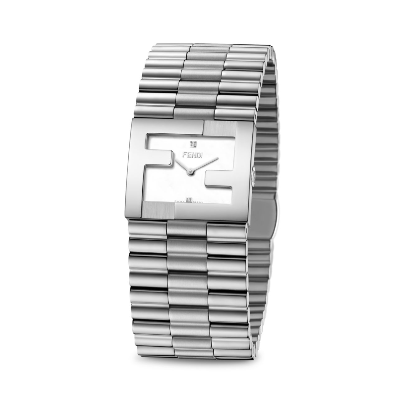 Часы Fendimania с браслетом из нержавеющей стали Fendi Timepieces