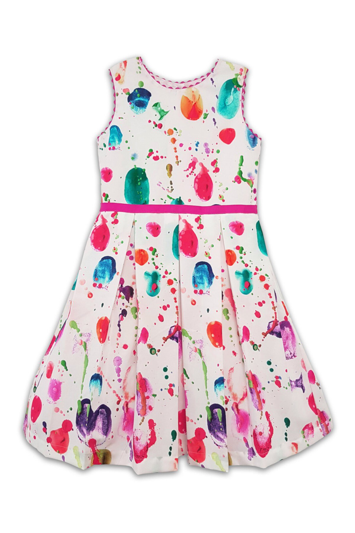 Платье с абстрактным принтом Clara (для маленьких и больших девочек) Joe-Ella