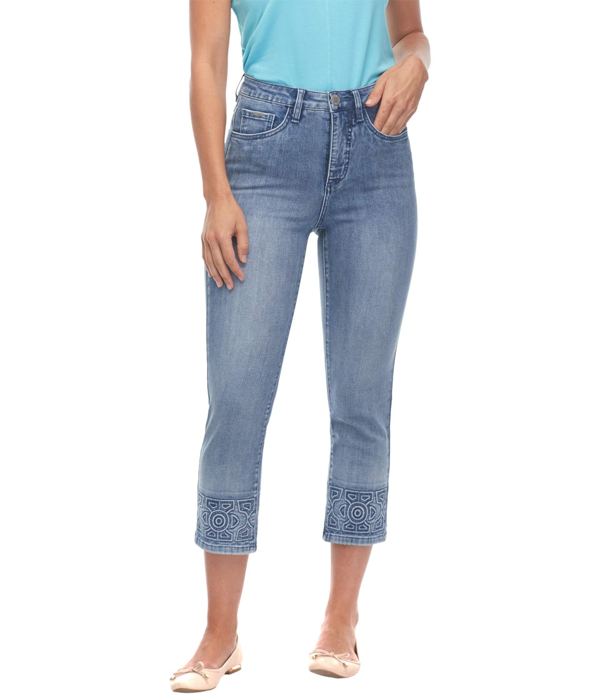Вышивка в тон Trapunto Suzanne in Blue FDJ French Dressing Jeans