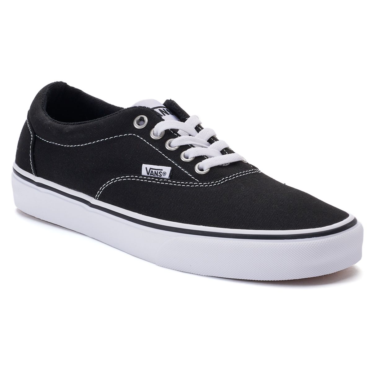 black platform vans size 5