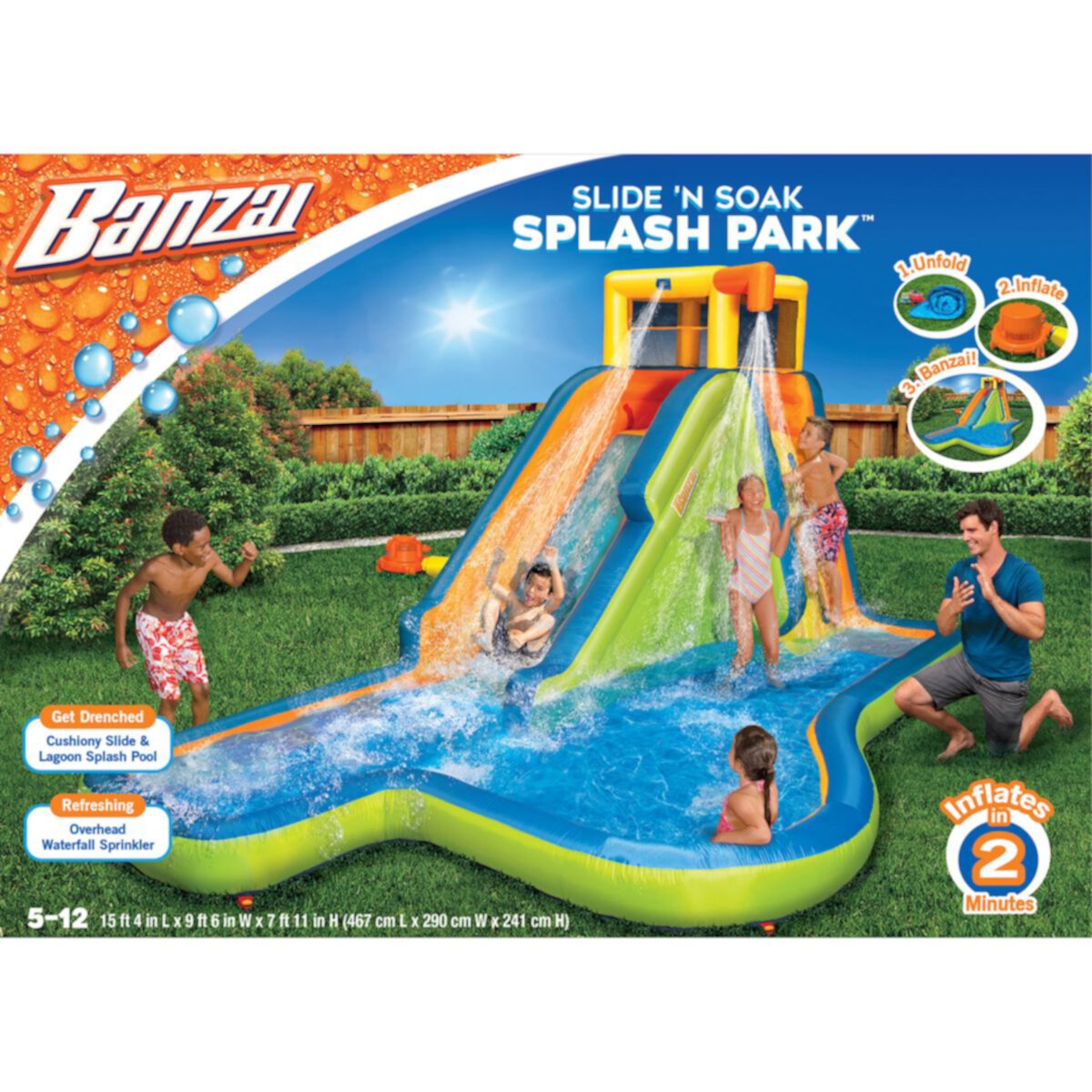 Парк развлечений Banzai Slide 'N Soak Splash Park Banzai