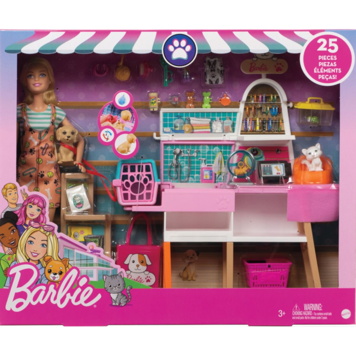 Кукла Barbie® Pet Boutique и игровой набор Barbie