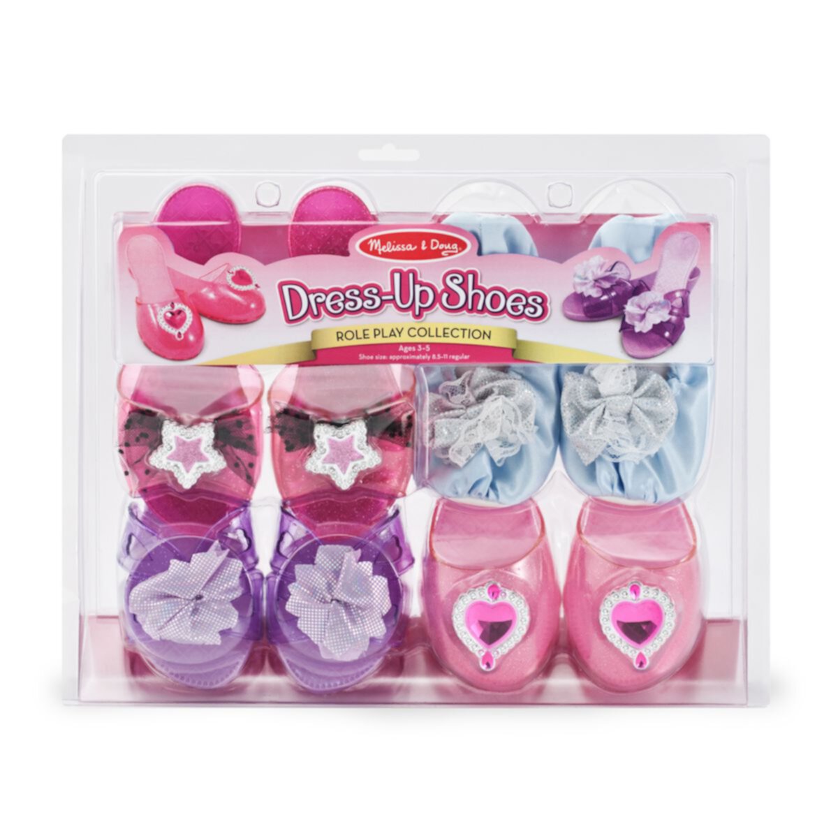 Melissa & Doug 4-pk. Dress-Up Shoes Role Play Set Melissa & Doug