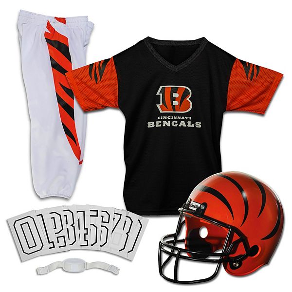 Футбольный комплект для мальчиков Franklin Sports Cincinnati Bengals с шлемом и номером Franklin Sports