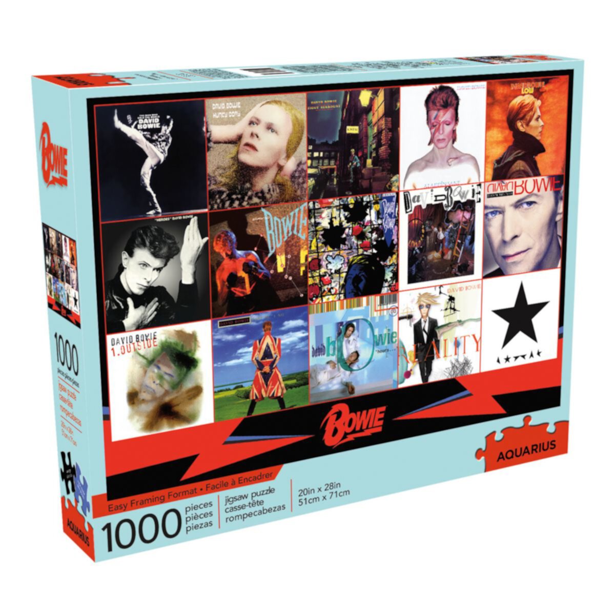 Водолей, обложки альбомов Дэвида Боуи, головоломки из 1000 деталей Aquarius